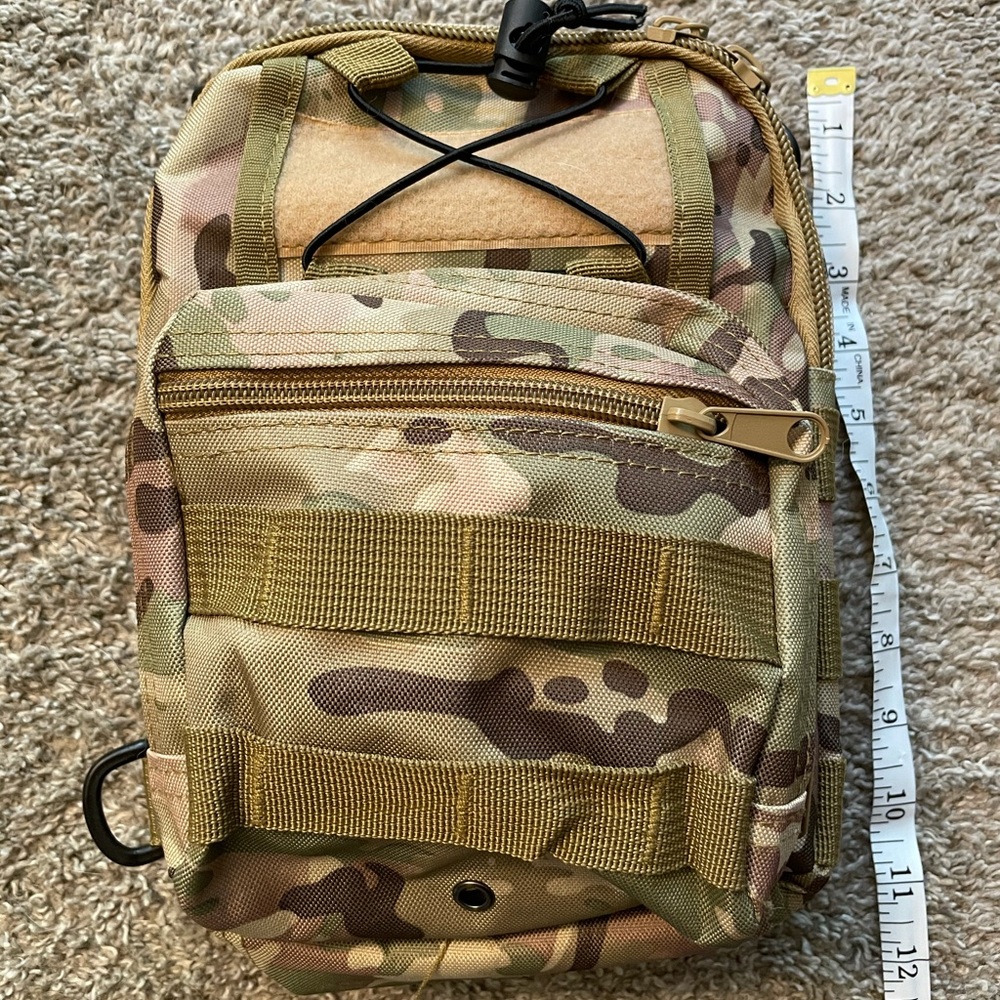 Camo shoulder bag
